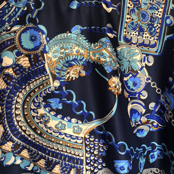 💫Sale “Le Bleu” Silk Tunic 💙
