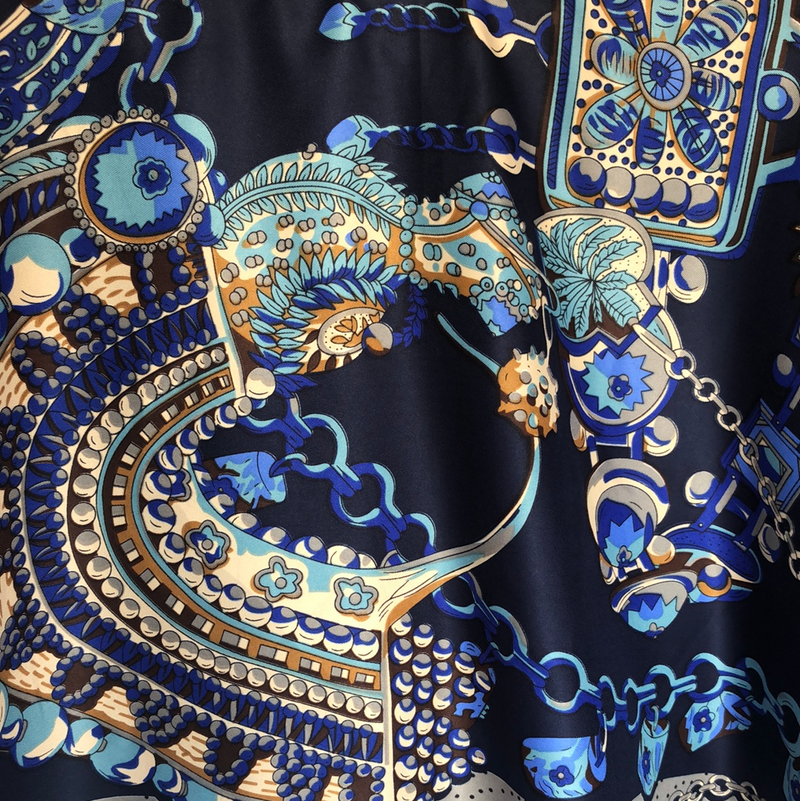 “Le Bleu” Silk Tunic 💙